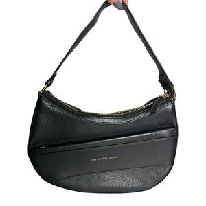 Pure Luxuries London Black Leather Hobo Bag